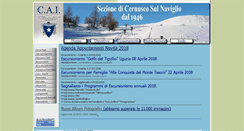 Desktop Screenshot of caicernuscosulnaviglio.it